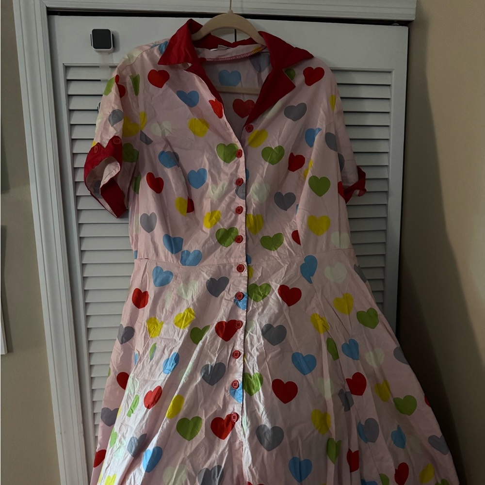 Unique Vintage Heart Dress